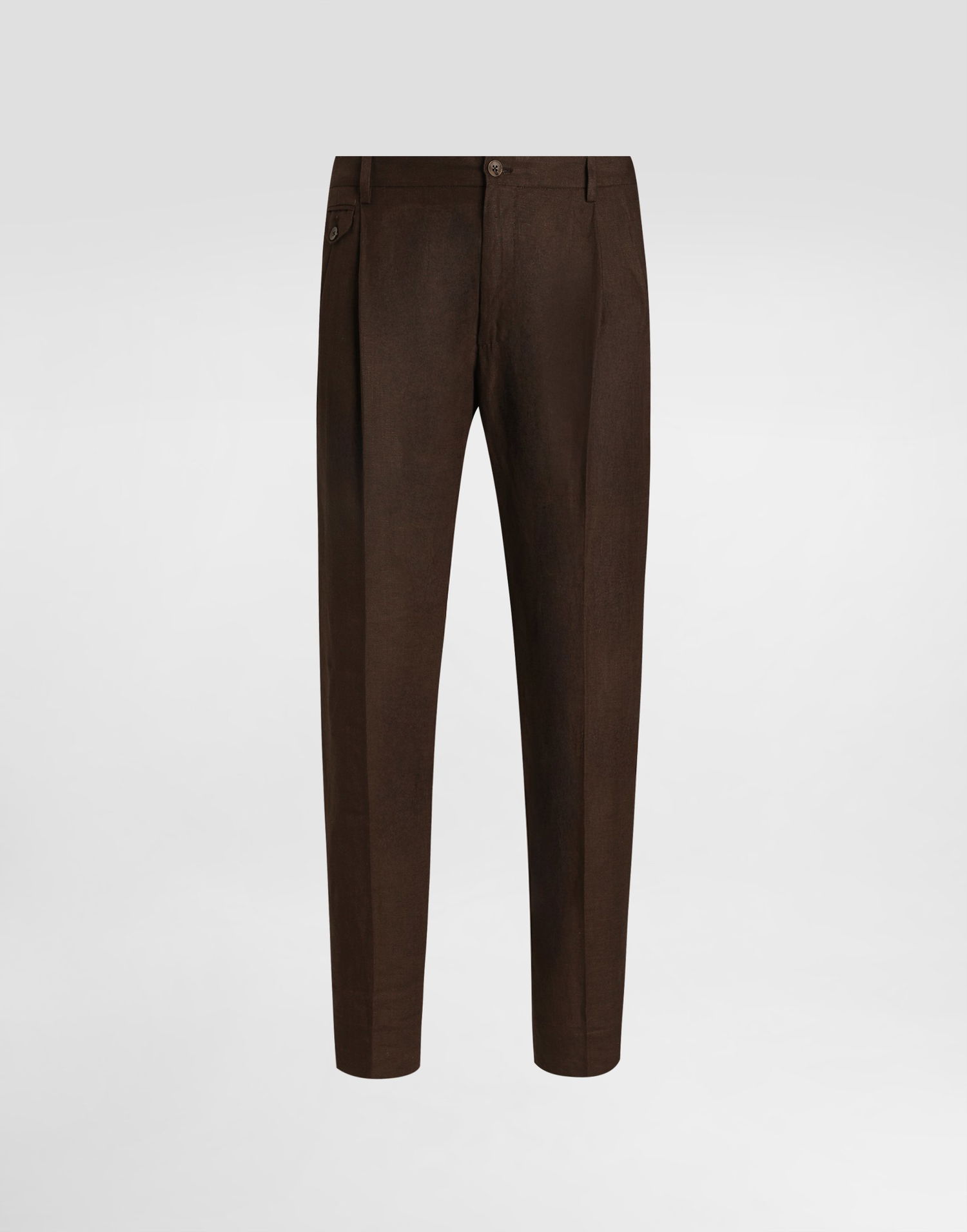 Hlače Dolce & Gabbana Dolce & Gabbana Linen Trousers 44 Rjava | GV4EEZFU4JBM1213, 0