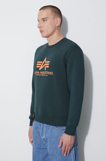 Pleteni pulover Alpha Industries Alpha Industries Basic Sweater Zelena | 178302.353, 3