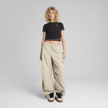 Krop-top Puma DARE TO Textured Baby Tee Črna | 629806_01, 3