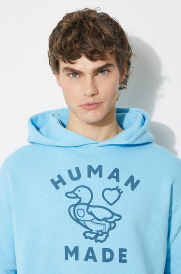 Pulover Human Made Graphic Print Hoodie Modra | HM27CS028, 4