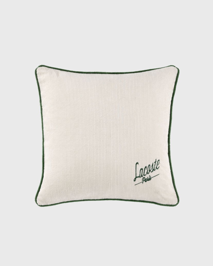 Home decor Lacoste Lacoste Velvet Cushion Bela | 1059170