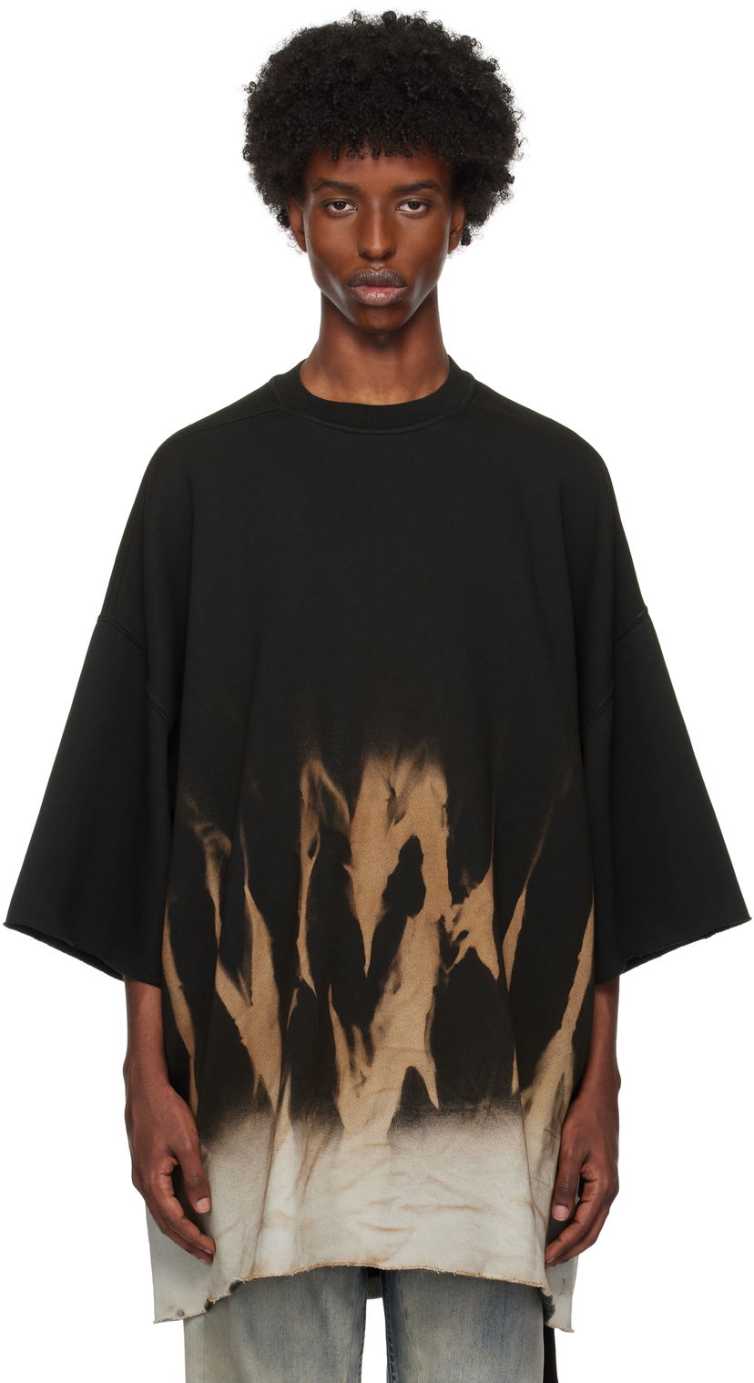 Majica Rick Owens Porterville Tommy T-shirt Črna | DU02D2259 FSUN