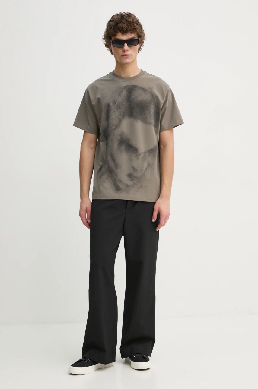 Majica HELIOT EMIL Abstract Print T-Shirt Zelena | AW24.M.09.128.DG23, 1
