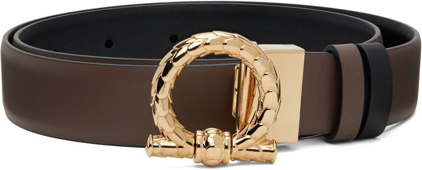 Pasovi FERRAGAMO Ferragamo Gancini Reversible Belt Rjava | 780475