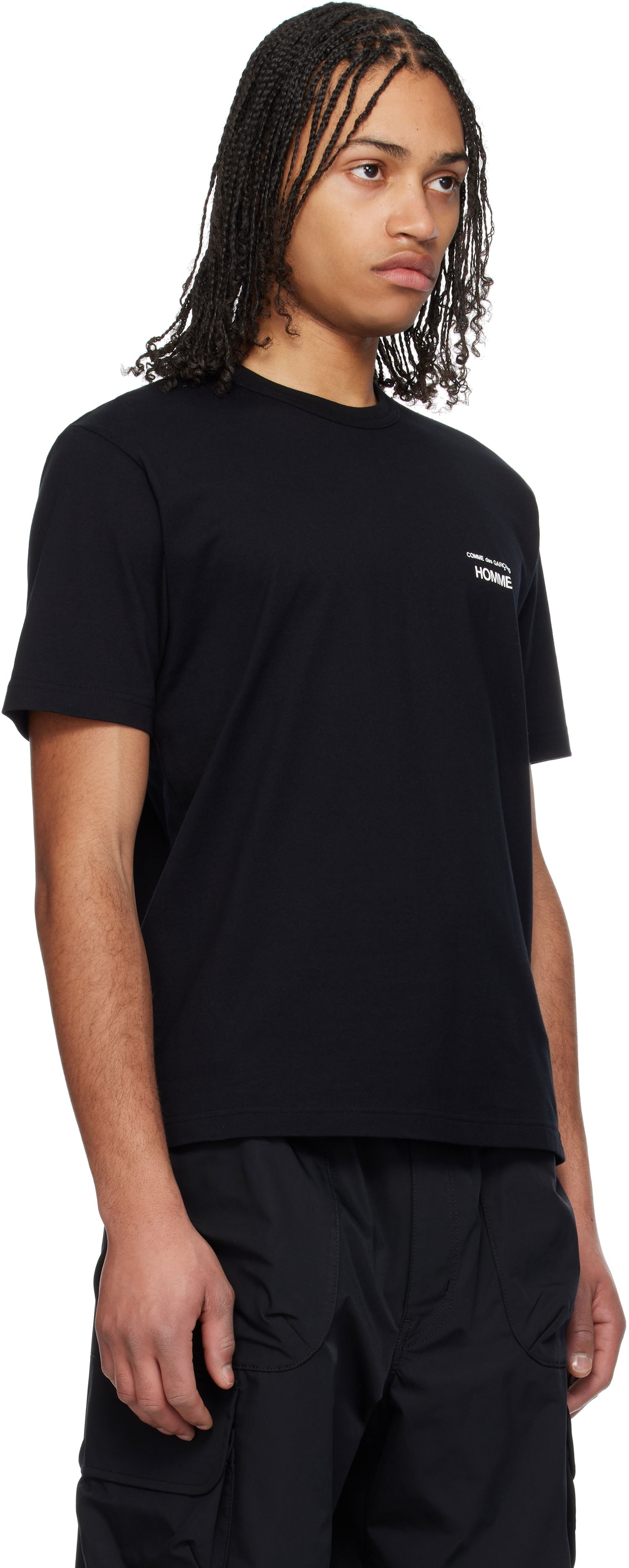 Majica Comme des Garçons Homme Logo T-Shirt Črna | HO-T101-051, 1