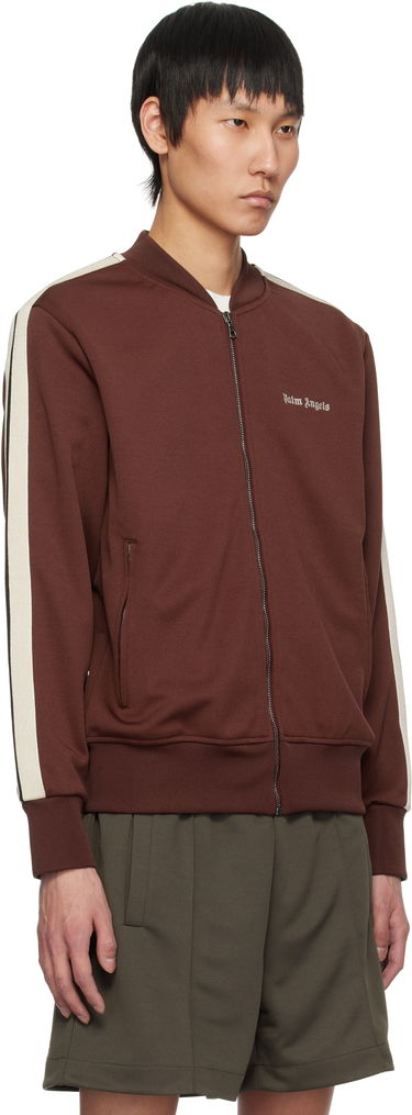 Bomber jakna Palm Angels Palm Angels Classic Logo Track Jacket Rjava | PMBD061S25FAB0012803, 1