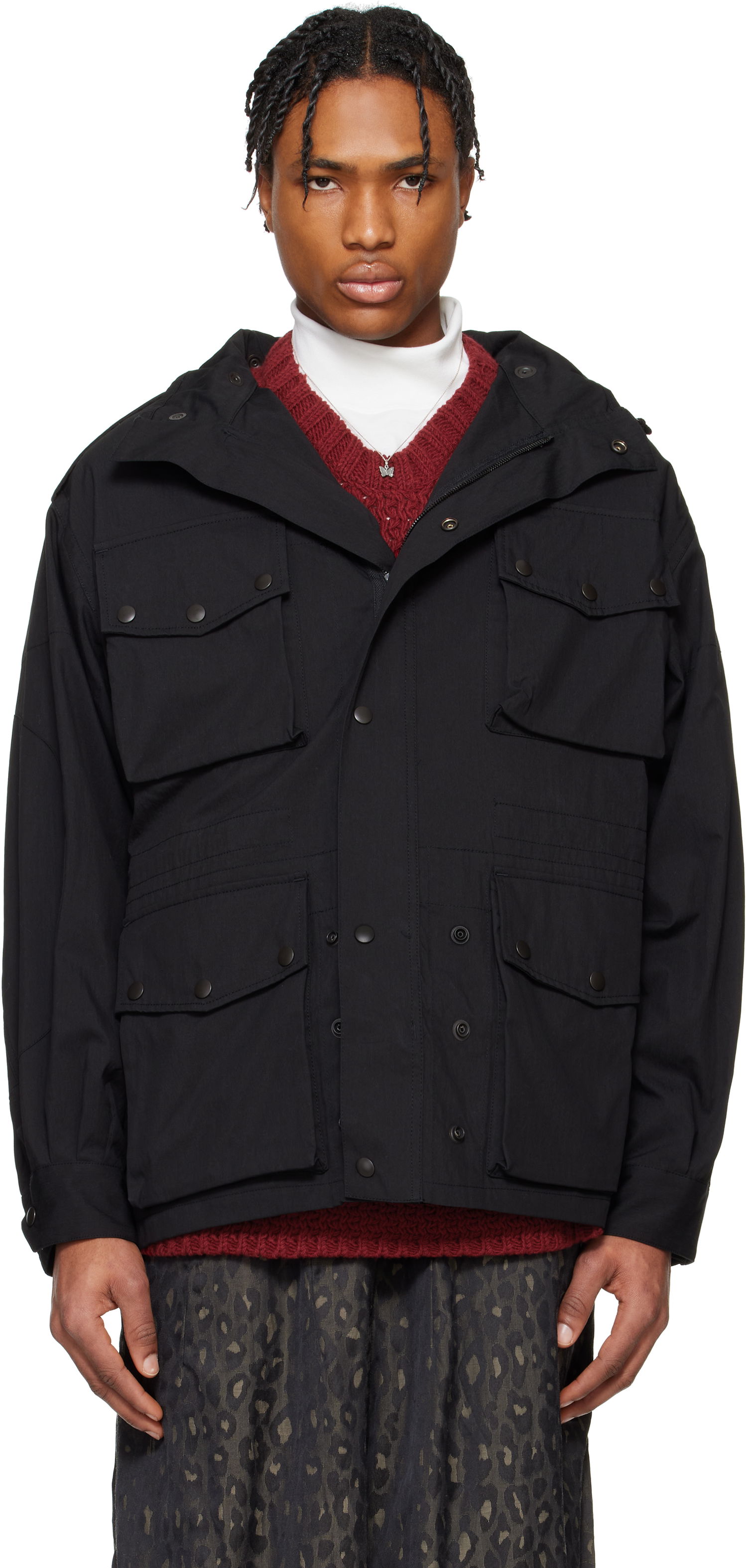 Parka Needles NEEDLES Field Coat Črna | QV137, 0