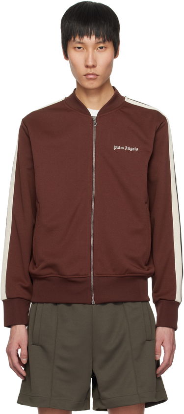 Bomber jakna Palm Angels Palm Angels Classic Logo Track Jacket Rjava | PMBD061S25FAB0012803, 0