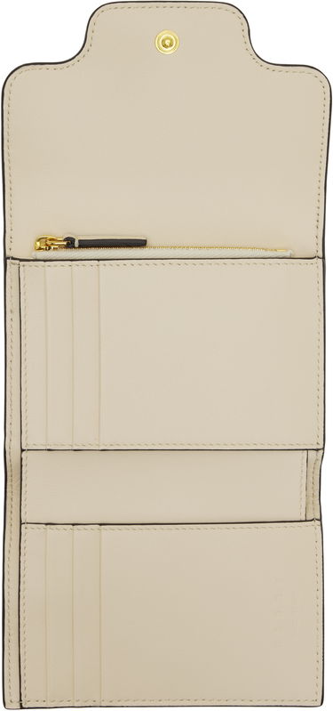 Denarnica Marni Marni Trunkaroo Trifold Leather Wallet Modra | PFMO0109U3 P6948, 2