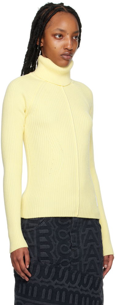 Pleteni pulover Marc Jacobs Marc Jacobs Ribbed Turtleneck Sweater Rumena | N604W07RE22, 1