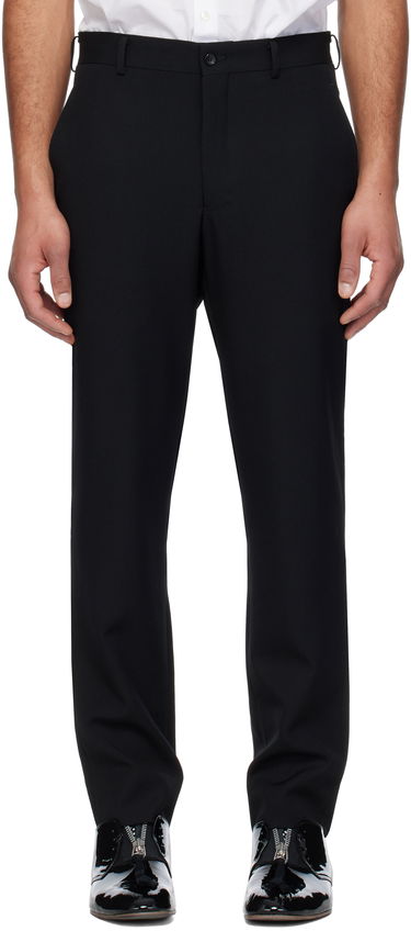 Hlače Comme des Garçons Homme Plus Wool Gabardine Trousers Črna | PO-P046-051, 0
