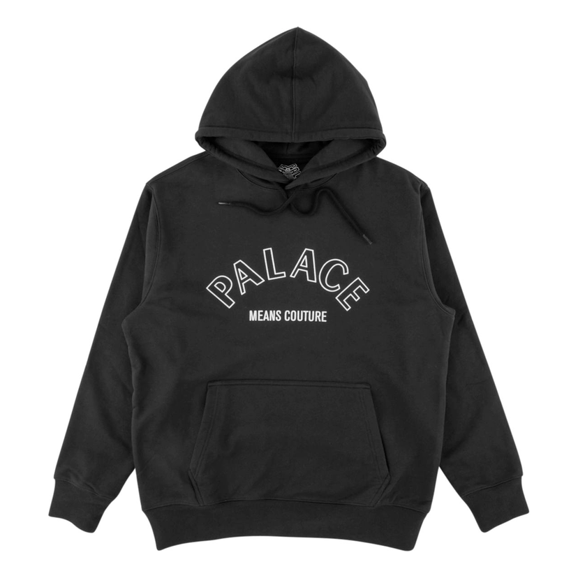 Pulover Palace Couture Hoodie Črna | P14HD052