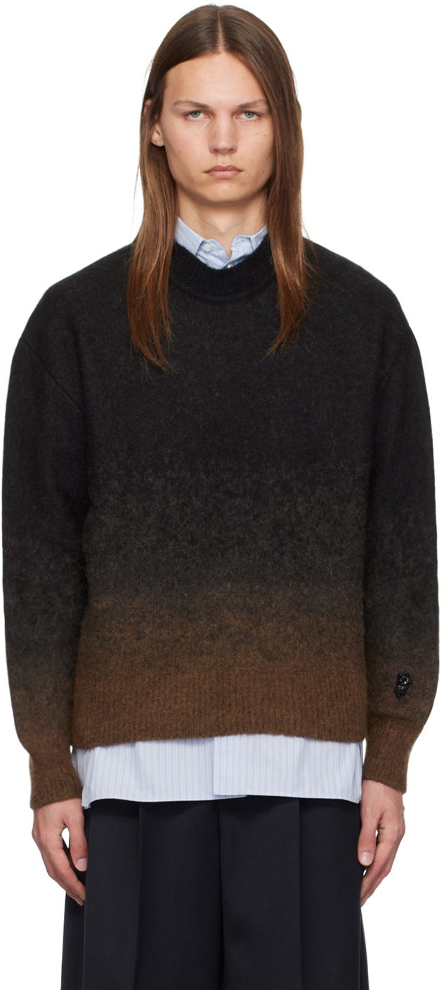 Pleteni pulover Simone Rocha Simone Rocha Relaxed Gradient Sweater Rjava | MIMK4MB 0657, 0