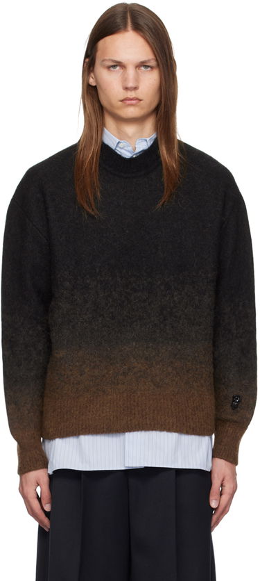 Pleteni pulover Simone Rocha Simone Rocha Relaxed Gradient Sweater Rjava | MIMK4MB 0657, 0