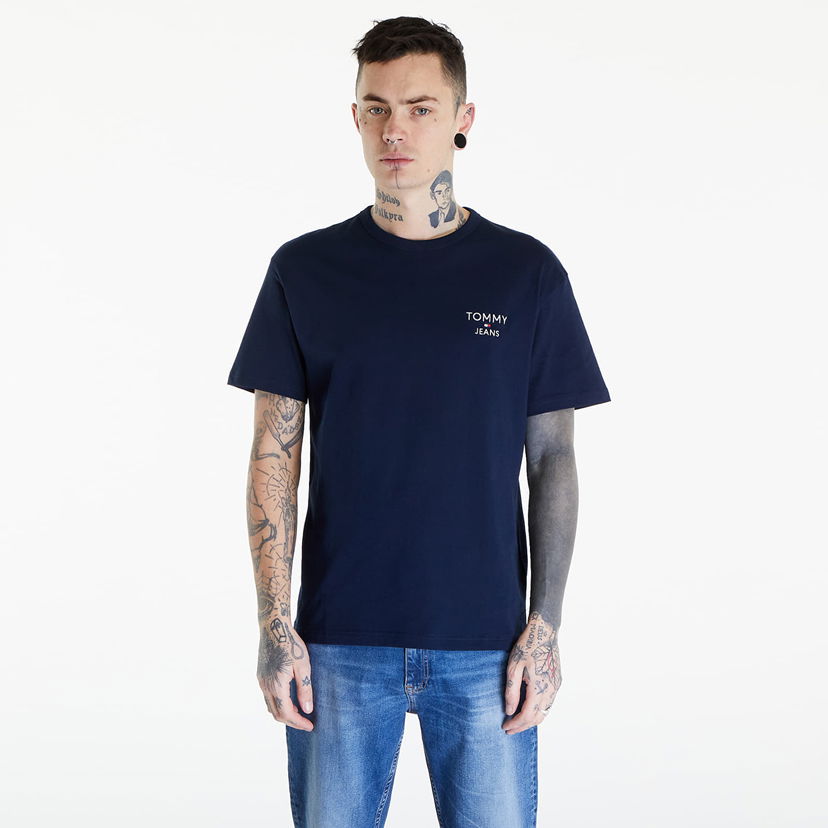 Majica Tommy Hilfiger Reg Corp Tee Ext Blue Modra | DM0DM18872 C1G