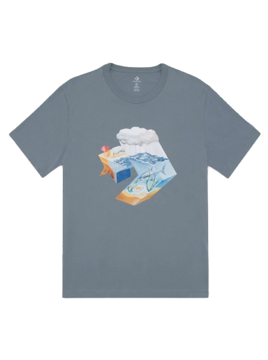 Majica Converse Star Chevron Ocean Tee Modra | 10024746-A03