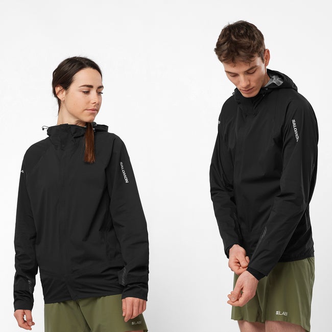 Vetrovka Salomon S/LAB Ultra Lightweight Running Jacket Črna | LC2158600