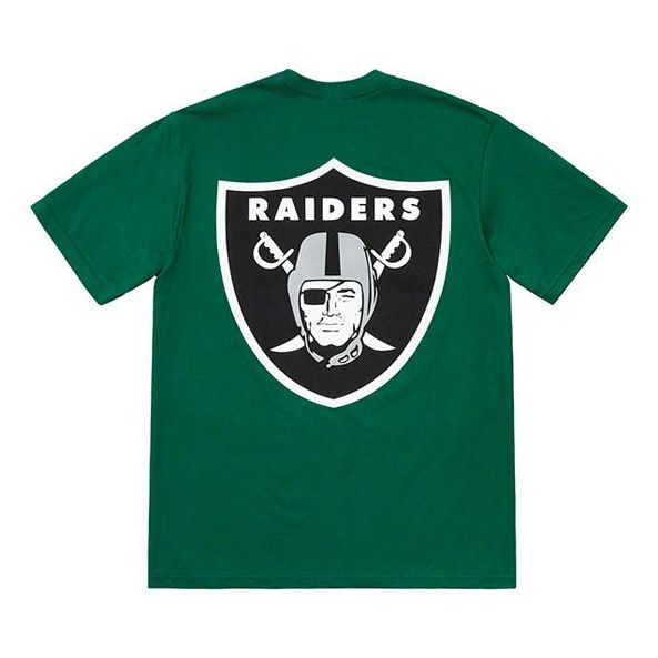 Majica Supreme NFL Raiders Pocket Short Sleeve T-Shirt Zelena | SUP-SS19-10305