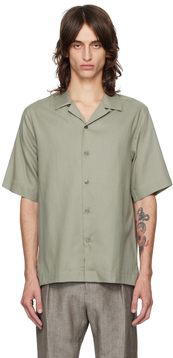 Srajce Paul Smith Paul Smith Button-Down Shirt Zelena | M1R-905U-N02417-34