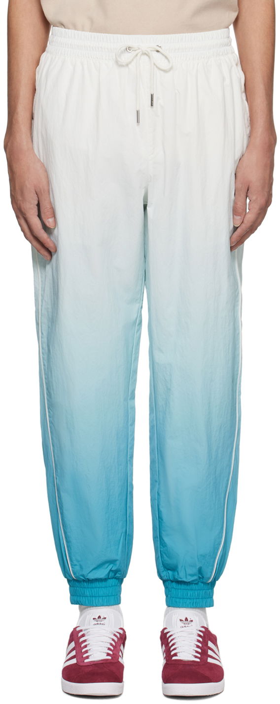 Trenirka Tommy Hilfiger Tommy Jeans White & Blue Degrade Track Pants Turkizna | DM18054 CV3