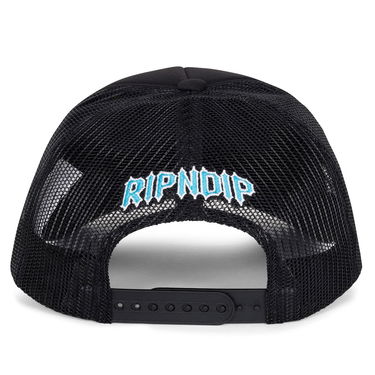 Klobuk RIPNDIP Rip N Dip Skull And Bones Trucker Hat Črna | RNDSUM25223, 1