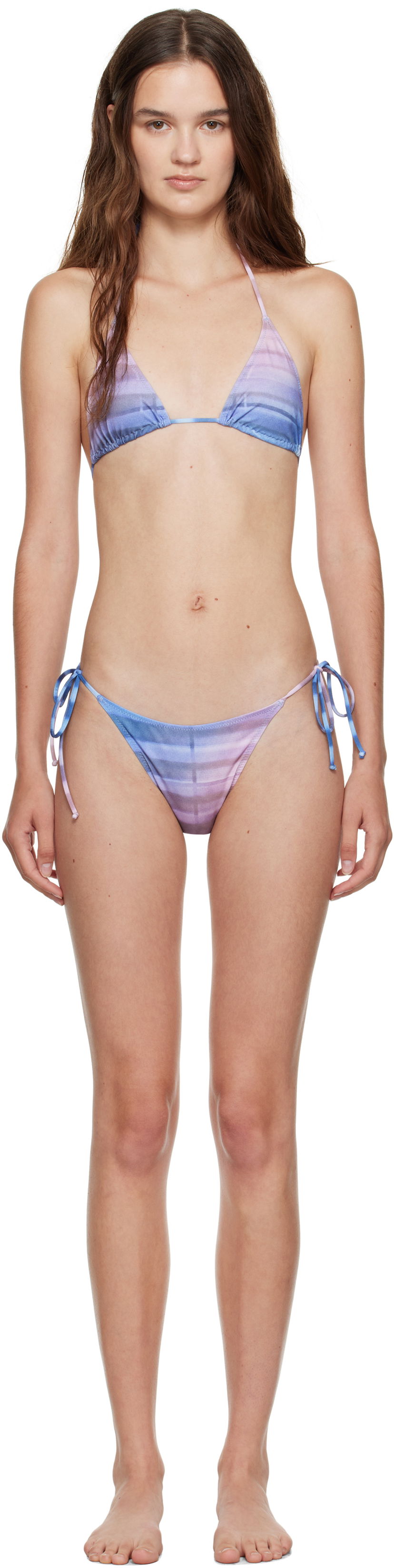 Kopalke Jean Paul Gaultier Jean Paul Gaultier Body Printed Air Bikini Lila | 25/03-W-BS032-J011P-565034