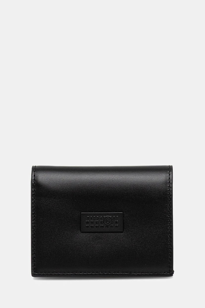 Denarnica Maison Margiela MM6 Maison Margiela Leather Wallet Črna | SA5UI0015.P8622.T8013