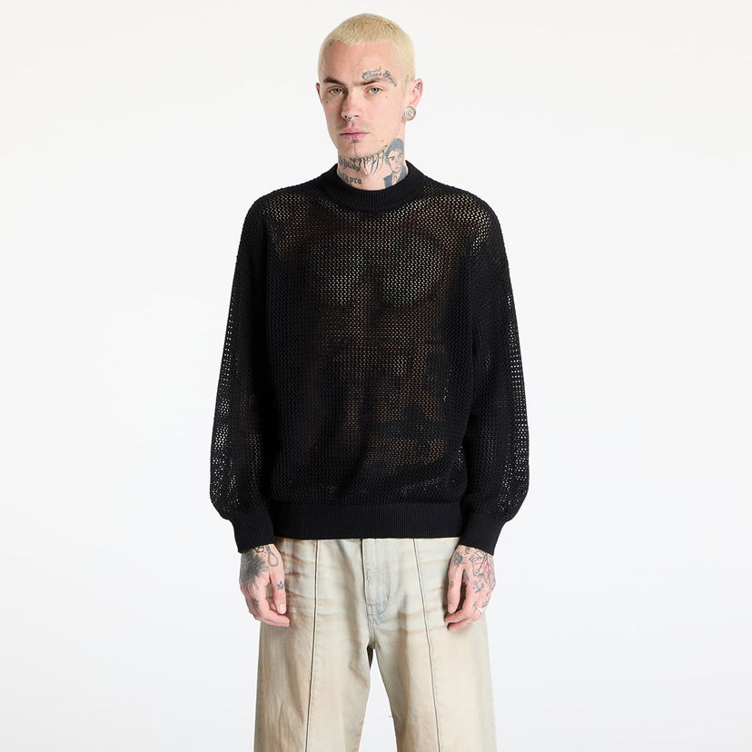Pleteni pulover Wasted Paris Wasted Paris Drives Loose Sweater Črna | WP_000284