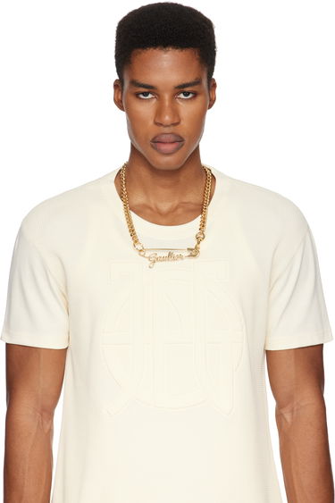Ogrlica Jean Paul Gaultier 'The Gaultier Safety Pin' Chain Necklace Kovinski | 23/15-U-CO002-X006-92, 1