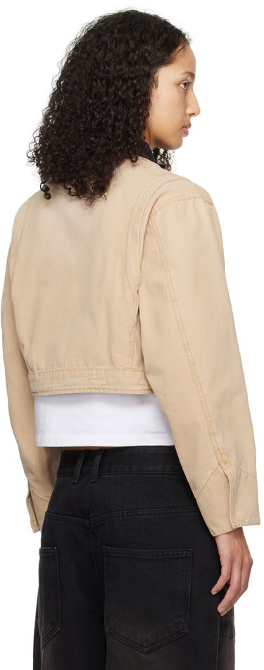 Jakna We11done We11done Distressed Cropped Jacket Bež | WD-DJ0-24-309-W-BG, 2