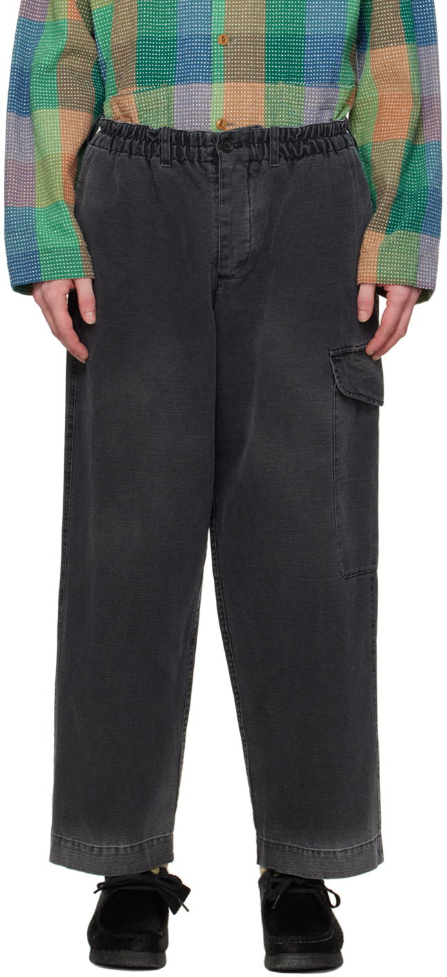 Cargo hlače YMC YMC Faded Cargo Trousers Črna | P4WAJ