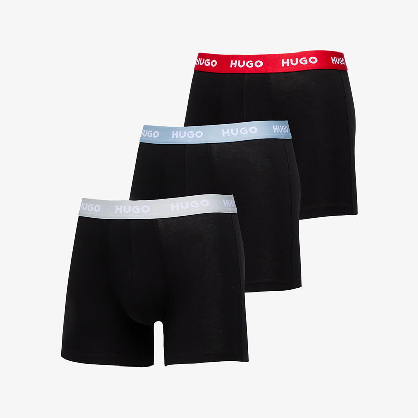 Boksarice BOSS Hugo Boxer Briefs 3-Pack Multicolor Črna | 50532613-975