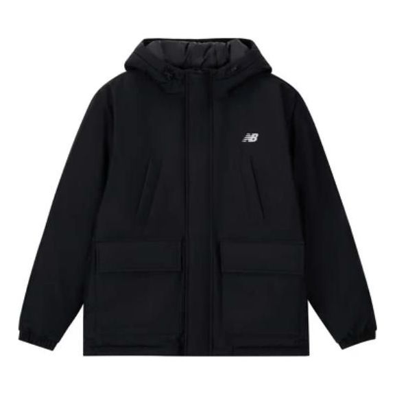 Parka New Balance Sportswear Hooded Jacket Črna | AMJ33321-BK
