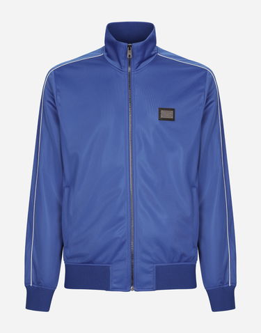 Jakna Dolce & Gabbana Zip-up Triacetate Sweatshirt With Tag Modra | G9AOYTHU7B0BA232, 0