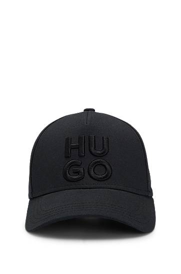 Kapa BOSS HUGO Embroidered Logo Twill Cap Črna | 50533409