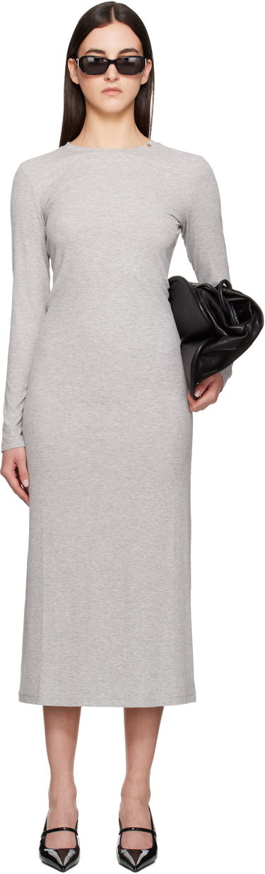 Obleke Anine Bing ANINE BING Jo Maxi Dress Siva | A-02-10930-GRM5, 0
