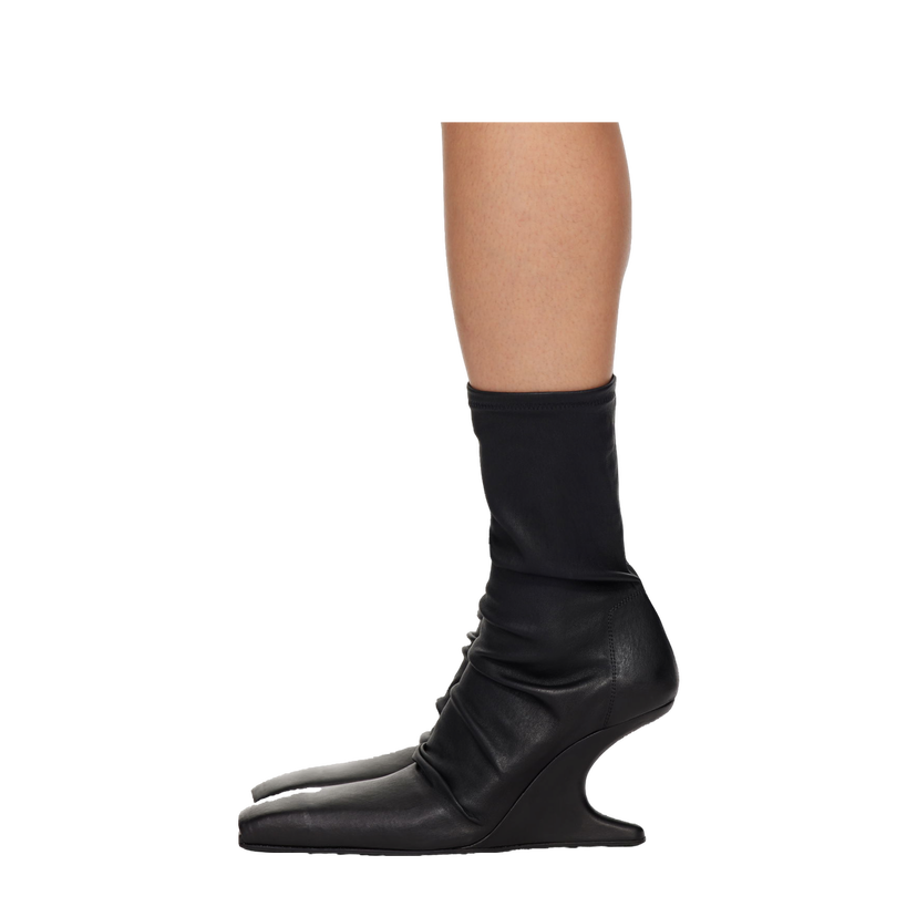 Superge in čevlji Rick Owens Cantilever Boots Črna | RP02D3808 LS