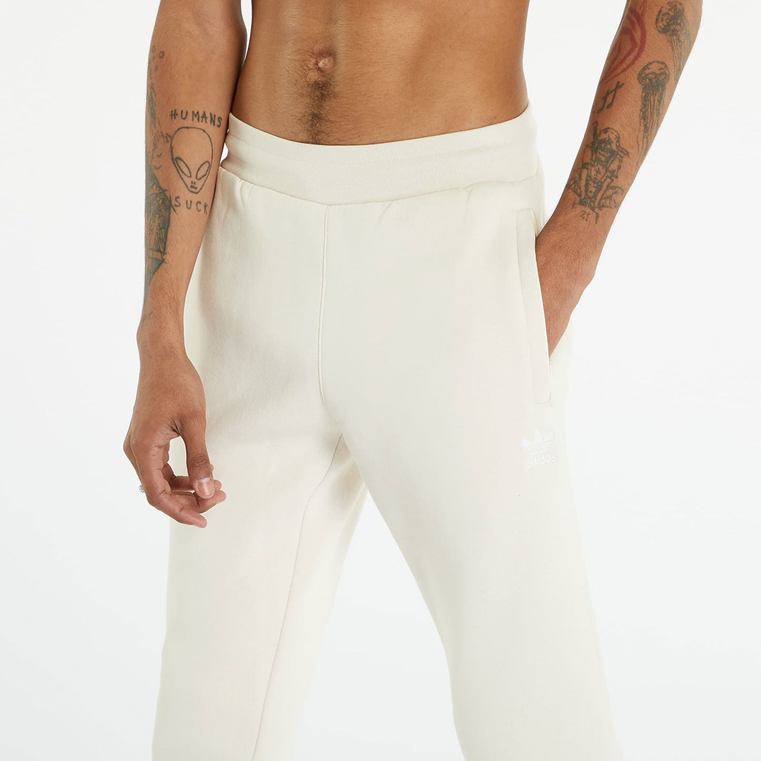Trenirka adidas Originals Trefoil Essentials Pant Bela | IA4836, 1