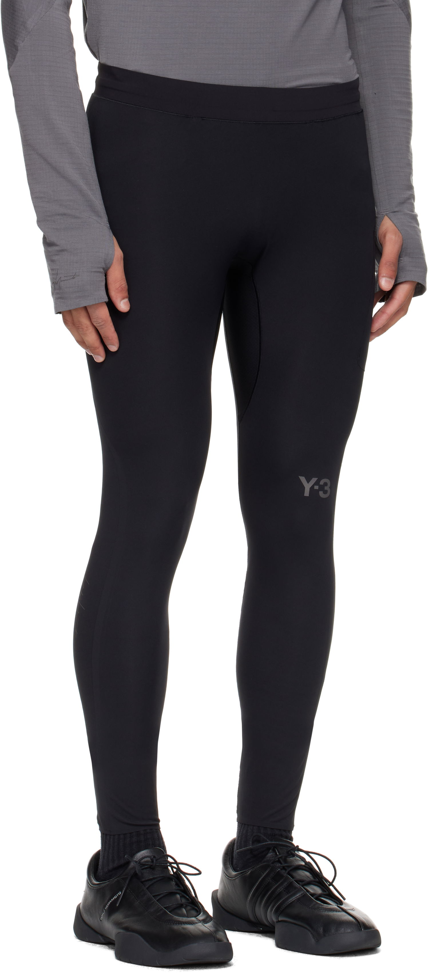 Pajkice Y-3 Y-3 Running Leggings Črna | JX4805, 1