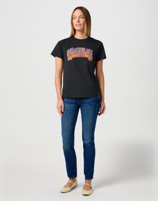 Majica Wrangler Wrangler Graphic Tee Črna | 112362783:XXL, 1