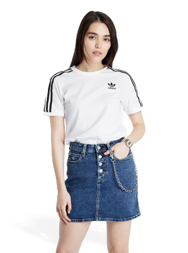 Majica adidas Originals Adicolor Classics 3 Stripes Tee Bela | GN2913