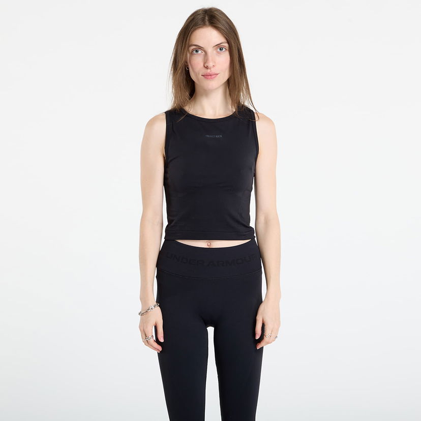Majica brez rokavov Under Armour Project Rock Seamless Tank Top Črna | 6007150-001