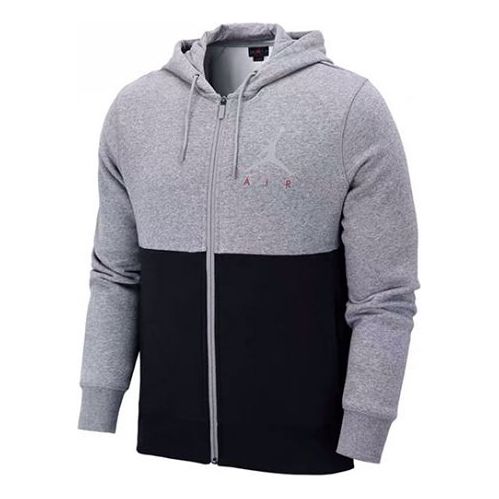 Pulover Jordan Jordan Colorblock Full-Zip Hoodie Siva | CK1353-091