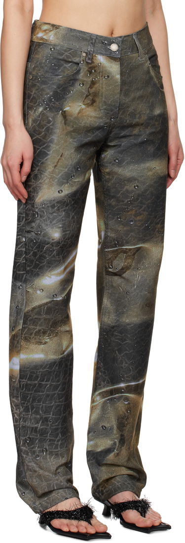 Kavbojke Serapis Serapis Golden Hour Fitted Jeans Rjava | SS25_DE_1F, 1