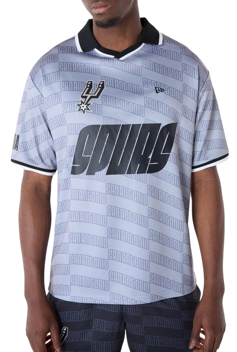 Dres New Era NBA San Antonio Spurs Oversized T-Shirt Siva | 60596437-60596437