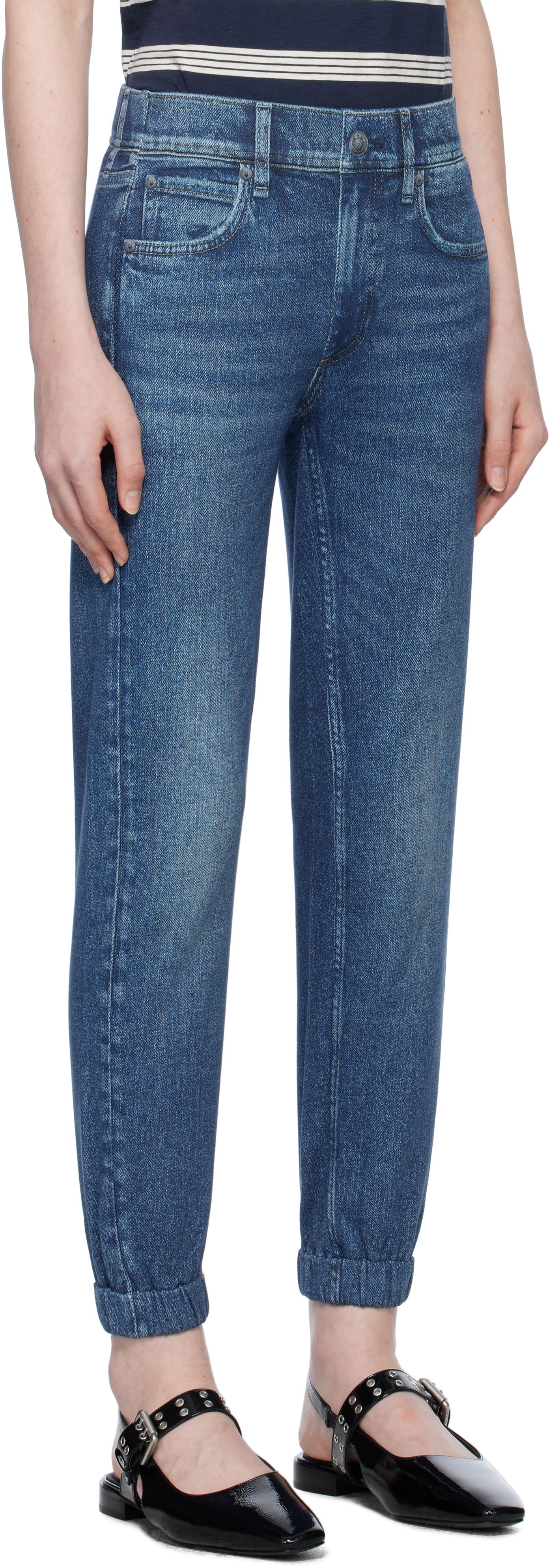 Kavbojke rag & bone Miramar Jogger Lounge Pants Modra | WCW24H70048204, 1