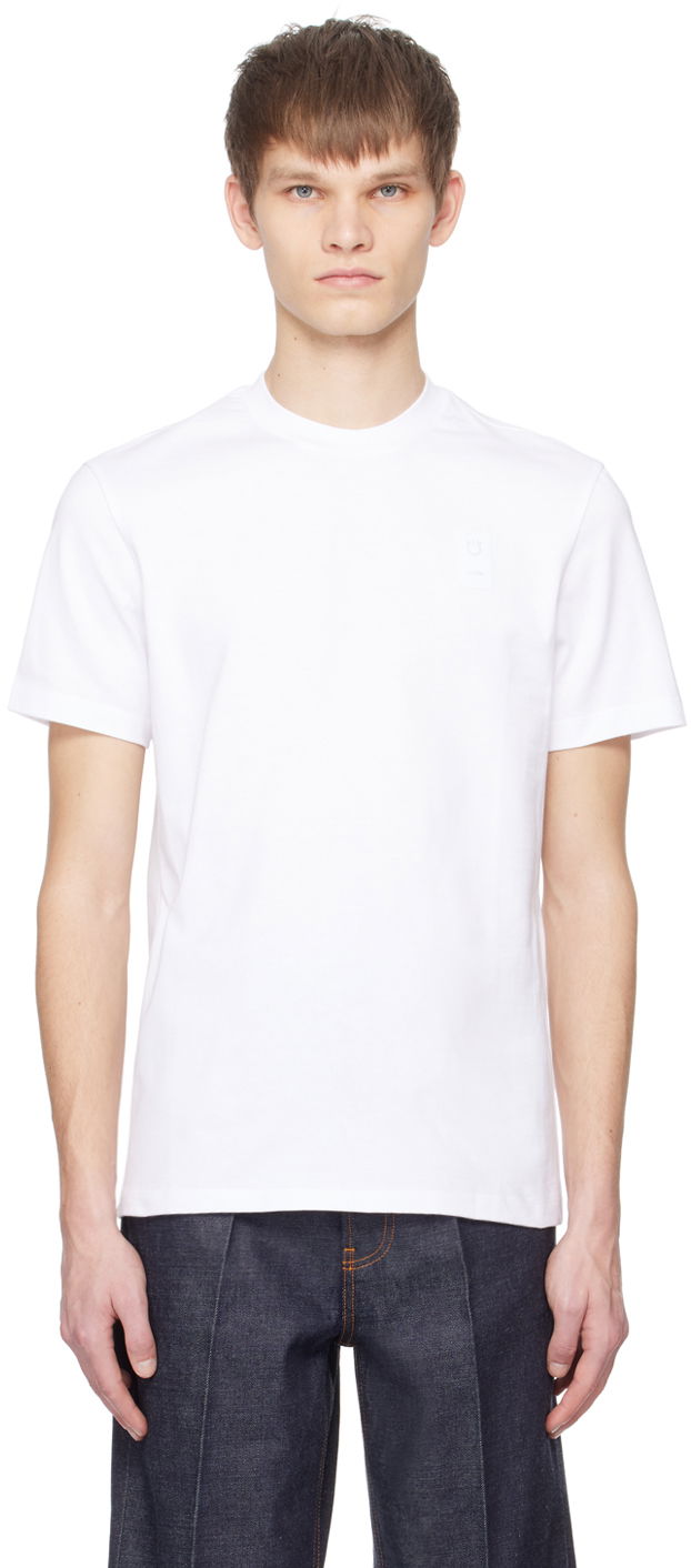 Majica FERRAGAMO Patch T-Shirt Bela | 770325
