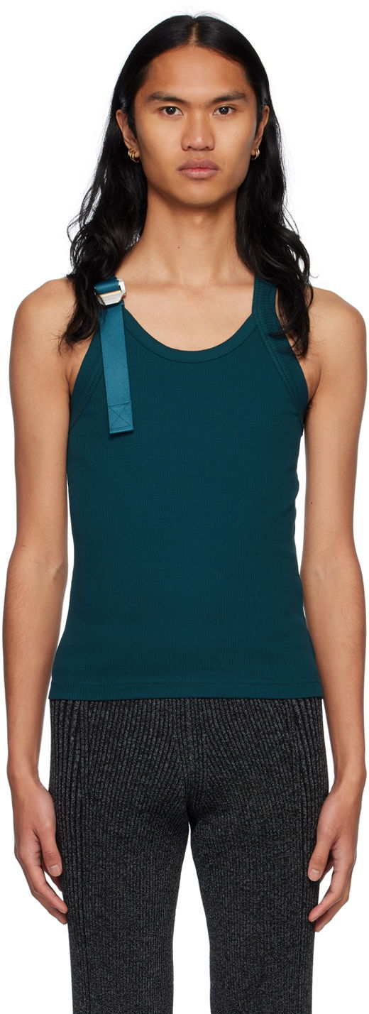Majica brez rokavov Dion Lee Safety Slider Tank Top Zelena | C3086R23