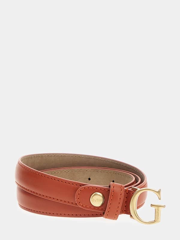 Pasovi GUESS Stephi Python-Print Belt Rdeča | BW7863P3420, 0