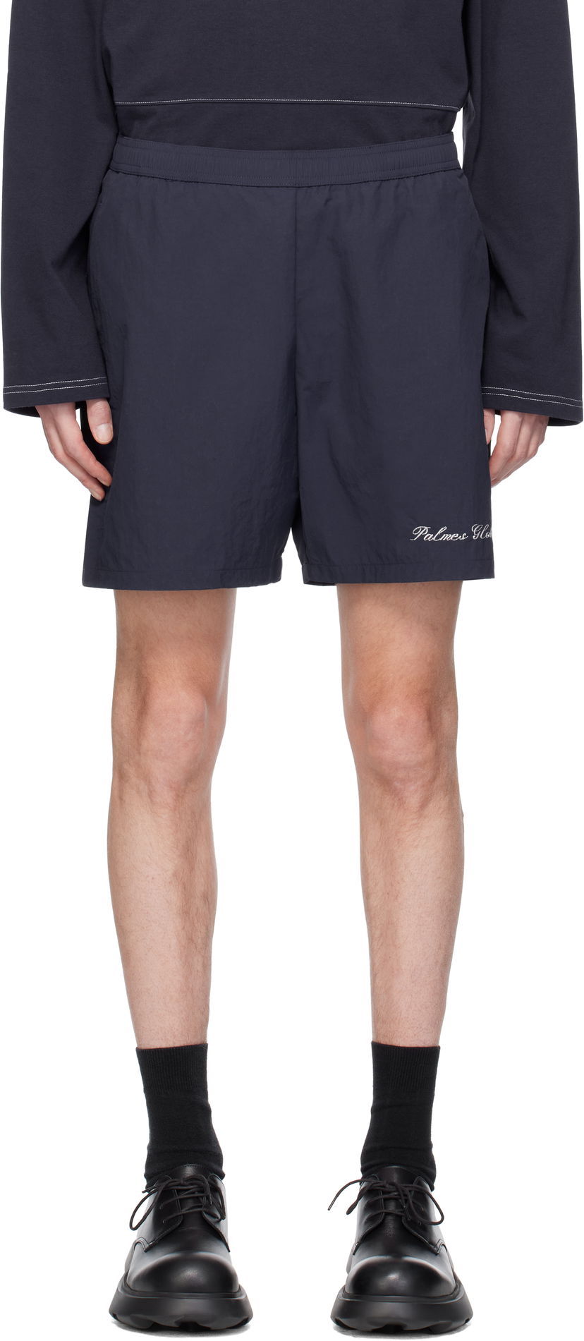 Kratke hlače Palmes Palmes Global Tennis Shorts Mornarica | P65-0016-660